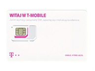 Starter T-Mobile na kartę z numerem telefonu 5 zł