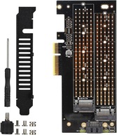 PRZEJŚCIOWKA ADAPTER PCI-E X4 SSD KARTA M.2 NVME