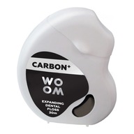 Woom Carbon+ rozszerzająca się nić dentystyczna z węglem aktywnym 30m