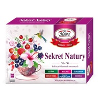 Zestaw herbat owocowych Malwa Sekrety Natury 6 smaków 30 x 2 g