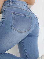 Spodnie damskie dżinsy Jeansy Modelujące 538 jeansy damskie rurki rozmiar 38