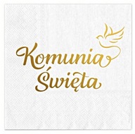 Szalvéta Fehér Szentáldozás Galamb 10db