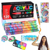 画材5点 MARKERY AKRYLOWE GUANGNA 168 SZT DO MALOWANIA KAMIENI