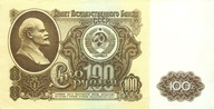Banknot 100 rubel z 1961 roku