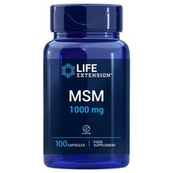 Life Extension MSM 1000 mg Metylosulfonylometan 100 kapsułek