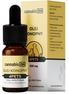 Olej CannabisOn konopny 4Pets Full Spectrum 500 mg 10 ml