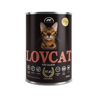 Mokra karma dla kota LOVCAT łosoś 0,375 kg