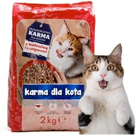 Sucha karma dla kota wołowina 2 kg