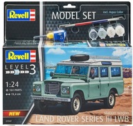 Stavebnica modelu Revell Land Rover lepidlo na farbu