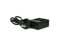 Ładowarka podwójna USB Xrec SB3653 do GoPro AHDBT-501