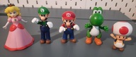 Super Mario Luigi Peach Yoshi Toad figurka Jakks