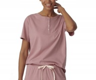 Triumph piżama damska bawełna Mix & Match TOP SSl 01 X różowy rozmiar 42