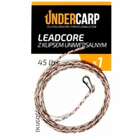 UnderCarp Leadcore z klipsem uniwersalnym 45 lbs/1