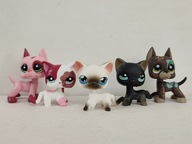 LPS Littlest Pet Shop koty&pies 5pcs