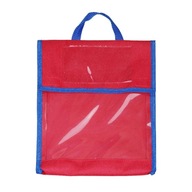Tote Bag Polyester School Bag Large Capacity Children Book Bag for Red