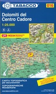 Jezioro Centro Cadore Dolomity 1:25 000 Praca zbiorowa