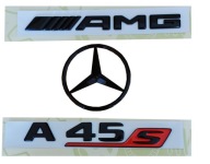 Mercedes эмблема a45 s черный błysk amg a45 s фото, цена