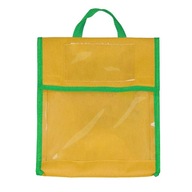 Tote Bag Polyester School Bag Large Capacity Children Book Bag for Yellow