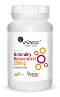 Suplement diety Aliness Naturalny resweratrol kapsułki 10 ml 60 szt.