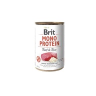 Mokra karma Brit Mono Protein wołowina z ryżem 400 g