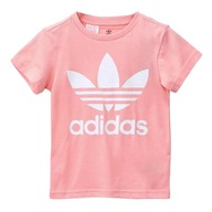 Adidas t-shirt dziecięcy różowy bawełna rozmiar 92 (87 - 92 cm)