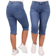 FEMIMODA spodenki damskie jeansowe za kolano bawełna rozmiar 40