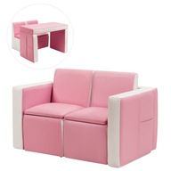 Sofa Costway 80 x 49,5 cm różowy