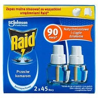 RAID Tekutý přípravek proti komárům 2 x ZÁSOBA 2 x 45 nocí 27 ml SC Johnson