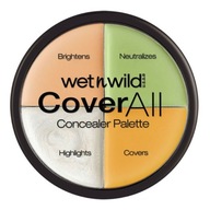 Korektor w paletce kryjący, rozświetlający, wygładzający wet n wild Cover All 6,5 ml 6,5 g