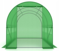 Tunel foliowy 7 m² 350 x 200 cm zielony