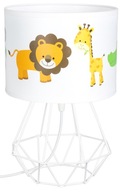 Detská nočná stolová lampa žirafa lev