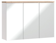 Szafka łazienkowa z lustrem Comad Bali White 100x69x20 cm biała