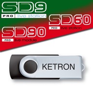 USB kľúč KETRON Štýly skladieb POP SD9 SD90 60
