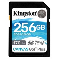 Karta SD Kingston Canvas Go Plus 256 GB
