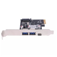 Kontroler Karta PCI-E 1x na 2x USB 3.0 1x USB 3.1