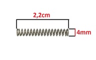 Sprężynka sprężyna do spust do wiatrówki spustu