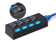 Hub USB Ruffberg HUB USB 3.0 z włącznikami portów