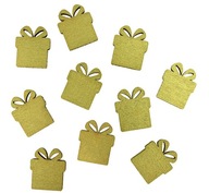 FA AJÁNDÉKOK DECOUPAGE 3cm 10 db Arany