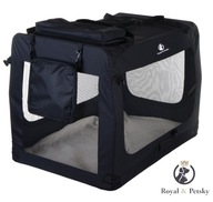 Torba transportowa tworzywo sztuczne Royal&Petsky czarny XL 88 cm x 65 cm x 58 cm