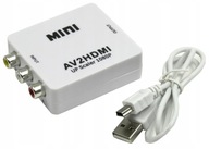 Adapter MINI AV2HDMI 3x RCA - HDMI