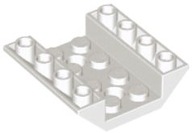 LEGO FORDÍTOTT FERDE 4X4 FEHÉR NO. 72454 - 1DB