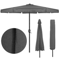 Parasol klasyczny Springos szary 410 x 252 cm