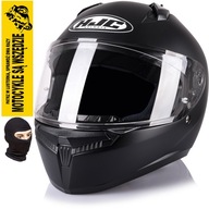 Kask motocyklowy integralny HJC C10 Semi Flat czarny rozmiar XL