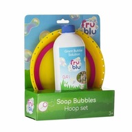 Súprava na výrobu bublín Veľká obruč + náplň 0,4L