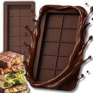 2X FOREMKA SILIKONOWA DO CZEKOLADY DUBAJSKIEJ FORMA DO PRALIN 13,5 x 25 CM