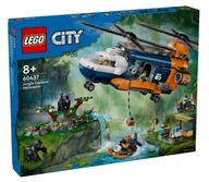 LEGO 60437 CITY DZSUNGELKUTATÓ HELIKOPTER A BÁZISON