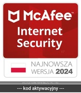 McAfee Antywirus McAfee Internet Security 2024 1 st. / 12 miesięcy ESD