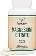 Double Wood Magnesium Citrat 800 mg 180 kapsułek