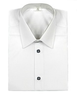 Firma Saba koszula dziecięca długi rękaw poliester biały rozmiar 164 (159 - 164 cm)