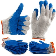 Rękawiczki robocze wampirki rękawice niebieskie rozmiar L - 10 par